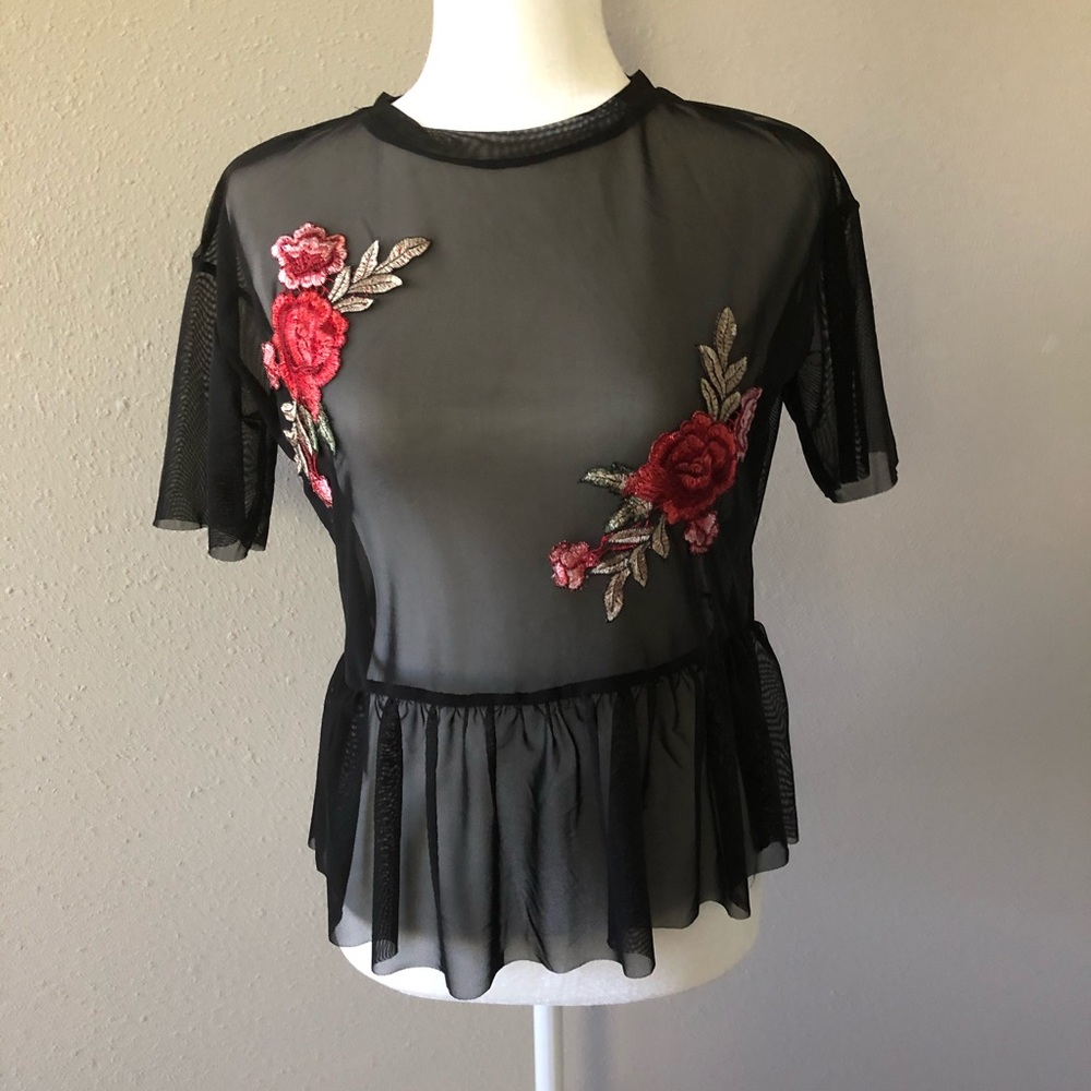 Sheer blouse
